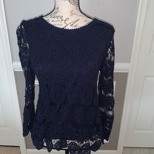 Navy blue blouse
